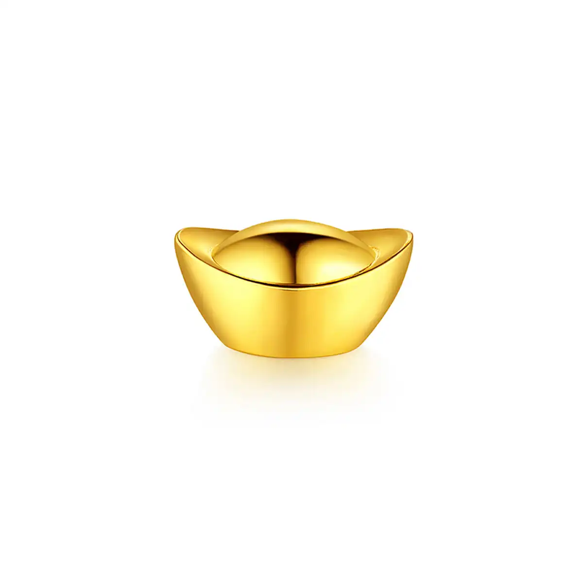 $t('六福珠寶')黃金金豆子 - "金元寶"999.9黃金金元寶(1克)–附送木塞玻璃瓶