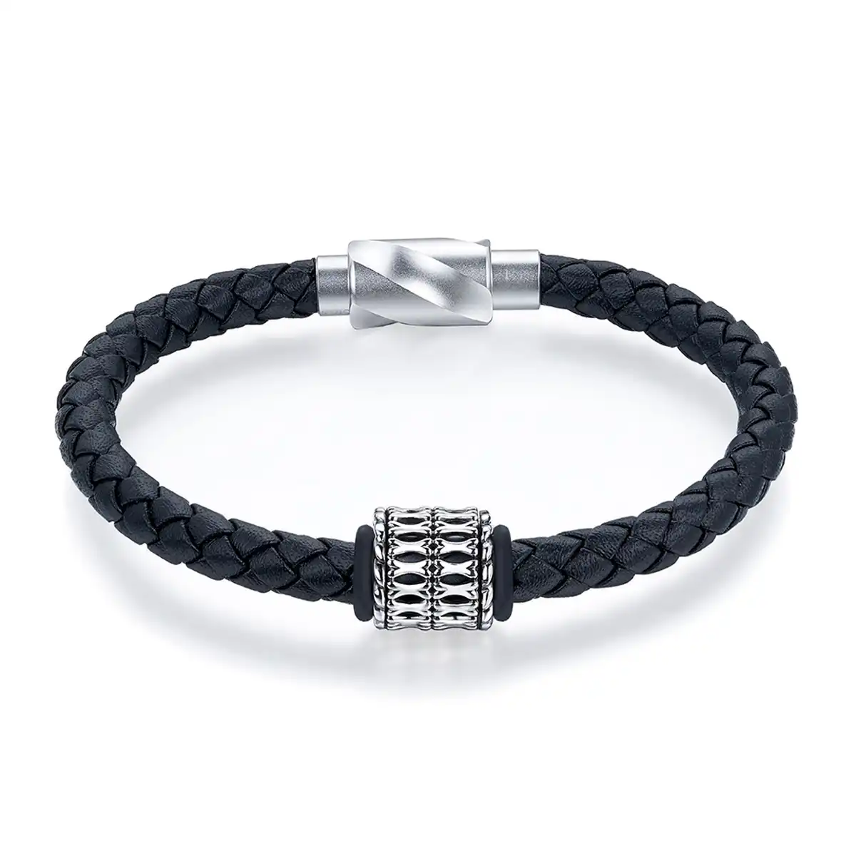 六福珠寶鉑金串飾 - "鐵骨"950鉑金串飾(男裝)