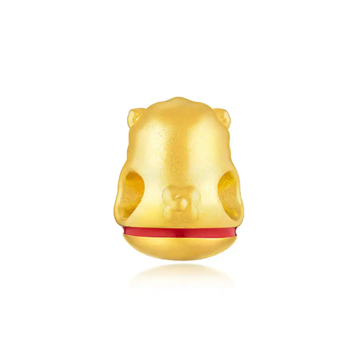 六福珠寶黃金串飾 - "不倒一族"十二生肖999足金串飾連手繩-"福運羊"(硬金工藝)