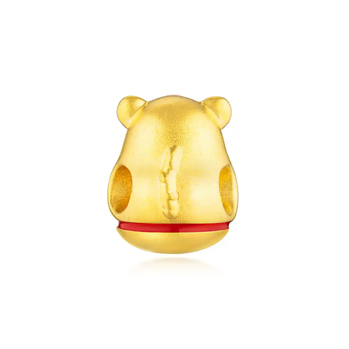 六福珠寶黃金串飾 - “不倒一族”十二生肖999足金串飾連手繩-"財運虎"(硬金工藝)