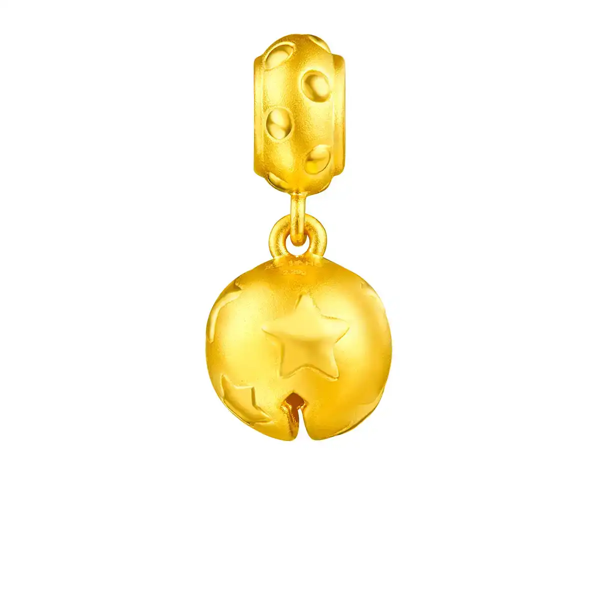 六福珠寶黃金串飾 - "嘉嘉鈴鐺"999足金串飾