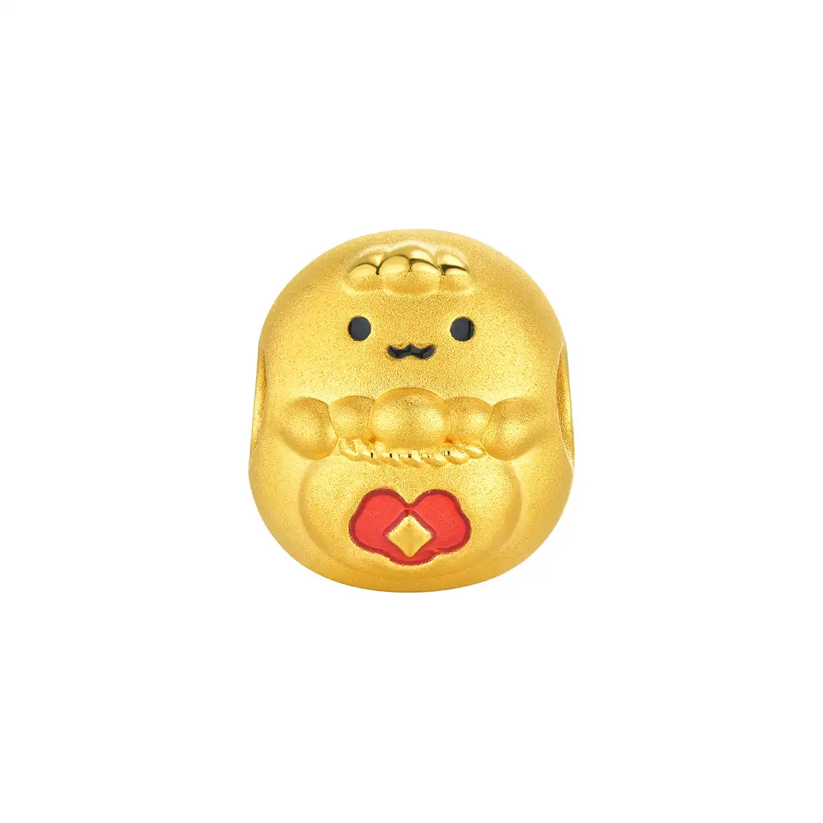 六福珠寶黃金串飾 - 「棗」日享福999足金串飾(趣味Max版)