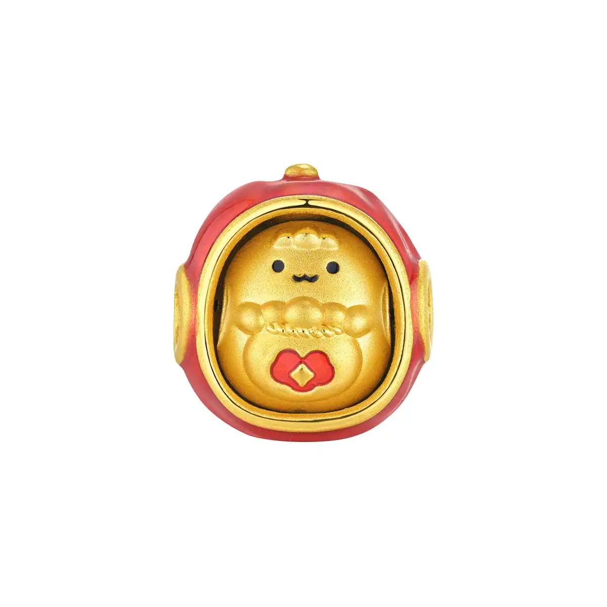 六福珠寶黃金串飾 - 「棗」日享福999足金串飾(趣味Max版)