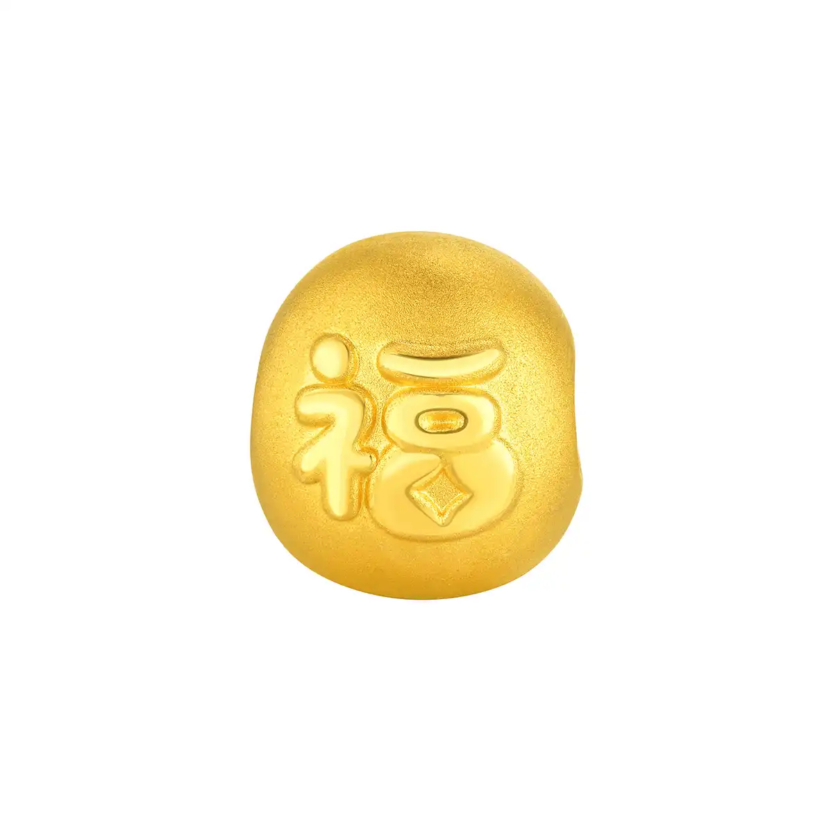 六福珠寶黃金串飾 - 「棗」日享福999足金串飾(趣味Max版)