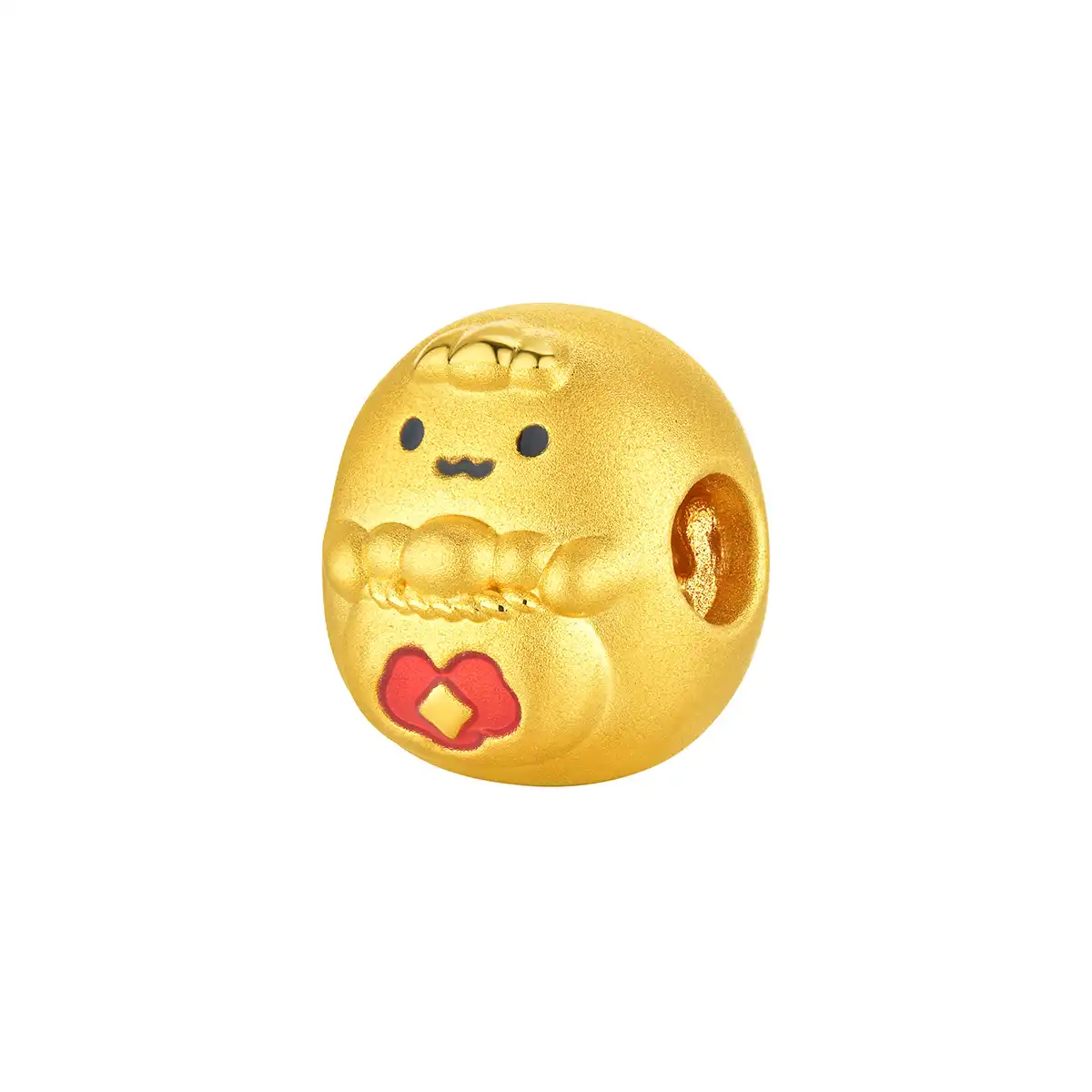 六福珠寶黃金串飾 - 「棗」日享福999足金串飾(趣味Max版)