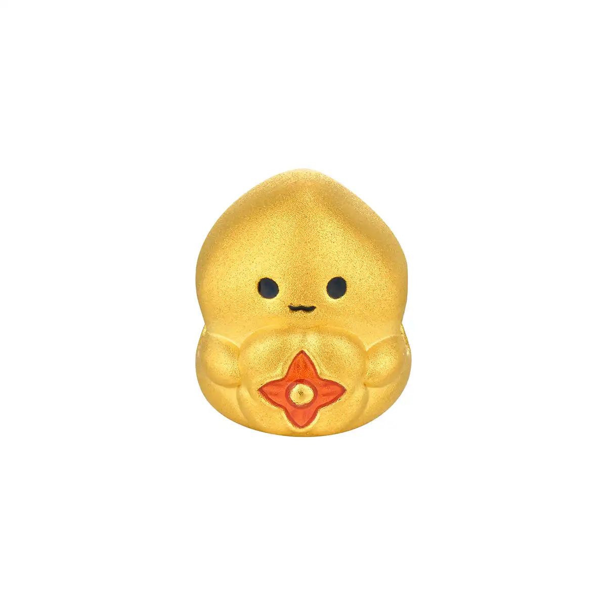 六福珠宝黄金串饰 - 好事「花生」999足金串饰连手绳(趣味Max版)
