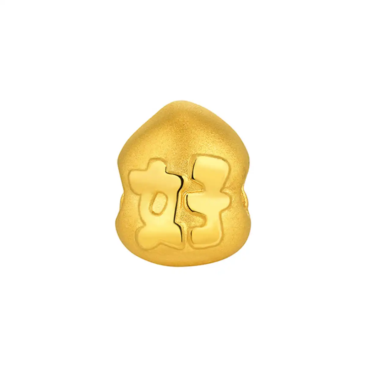六福珠宝黄金串饰 - 好事「花生」999足金串饰连手绳(趣味Max版)