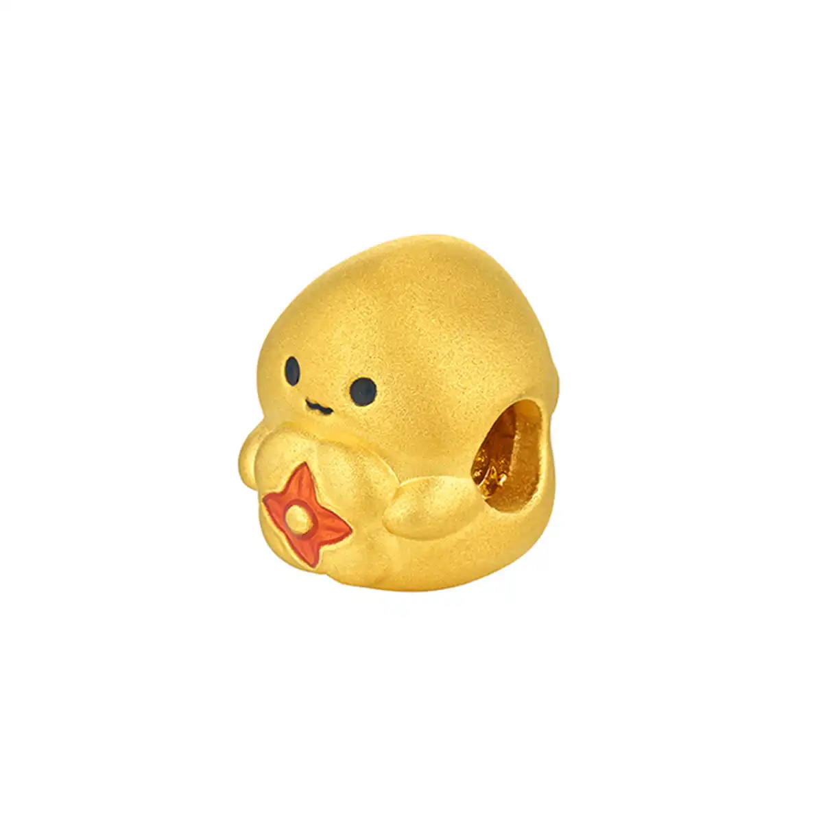 六福珠宝黄金串饰 - 好事「花生」999足金串饰连手绳(趣味Max版)