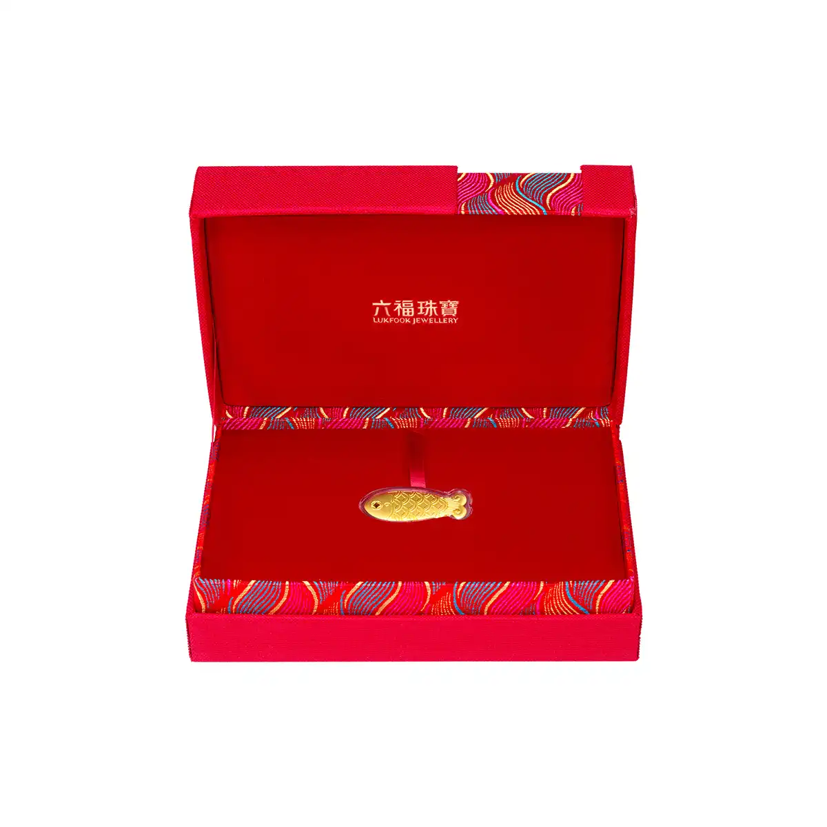 六福珠寶黃金金條 - "年年有餘"999.9黃金金條（可佩戴）