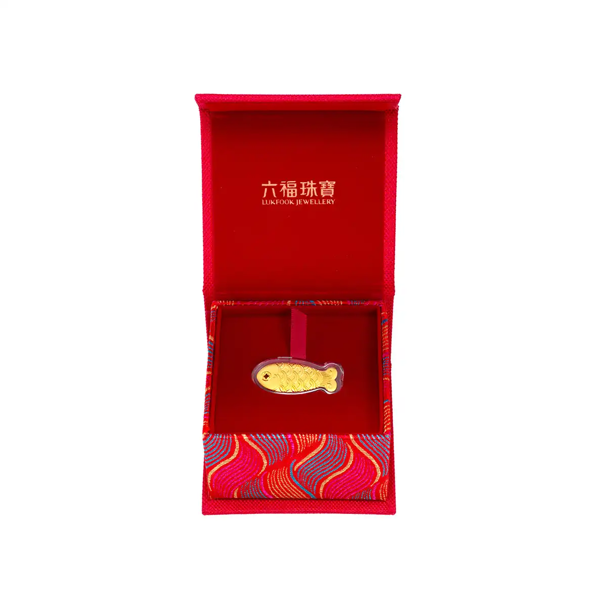 六福珠宝黄金金条 - "年年有余"999.9黄金金条（可佩戴）