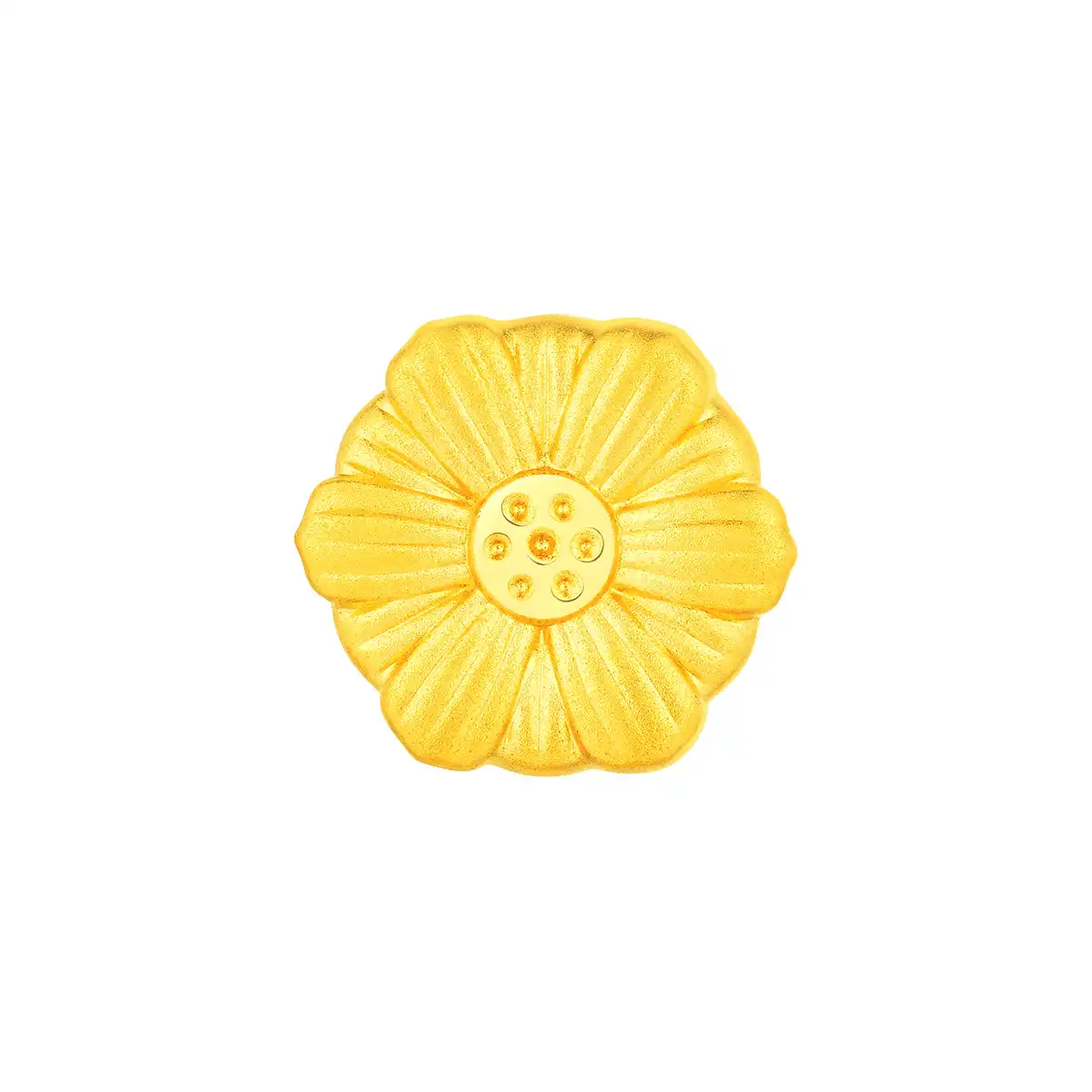 六福珠寶黃金串飾 - 十二生肖“靈蛇花”999足金串飾連手繩 (微硬金工藝)