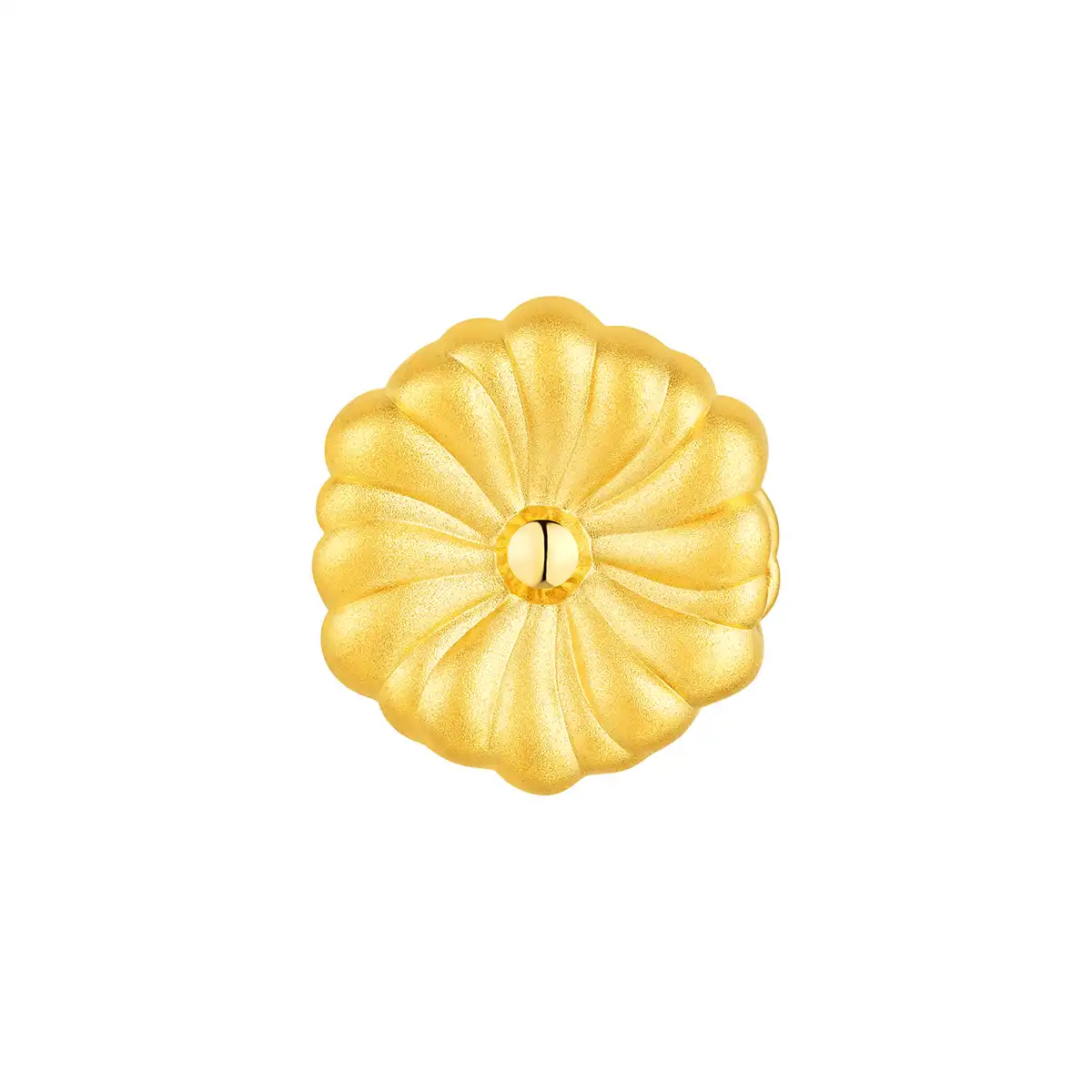 六福珠寶黄金串饰 - “富贵福兔”999足金串饰连手绳 (微硬金工艺)
