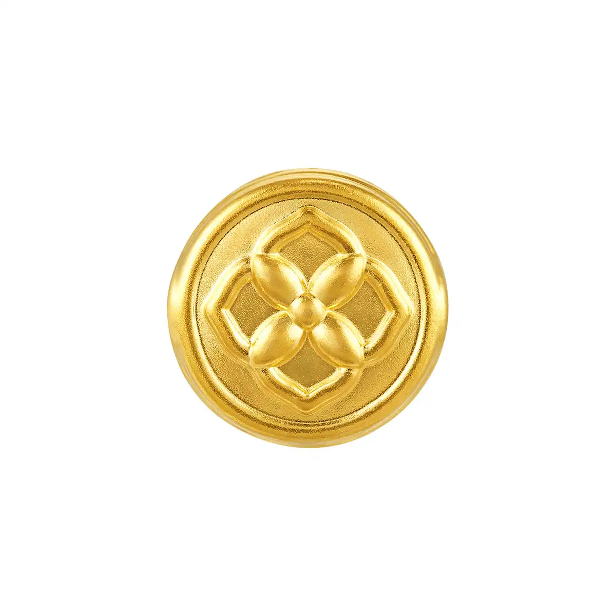 六福珠寶黃金串飾 - “花絲如意”999足金串飾