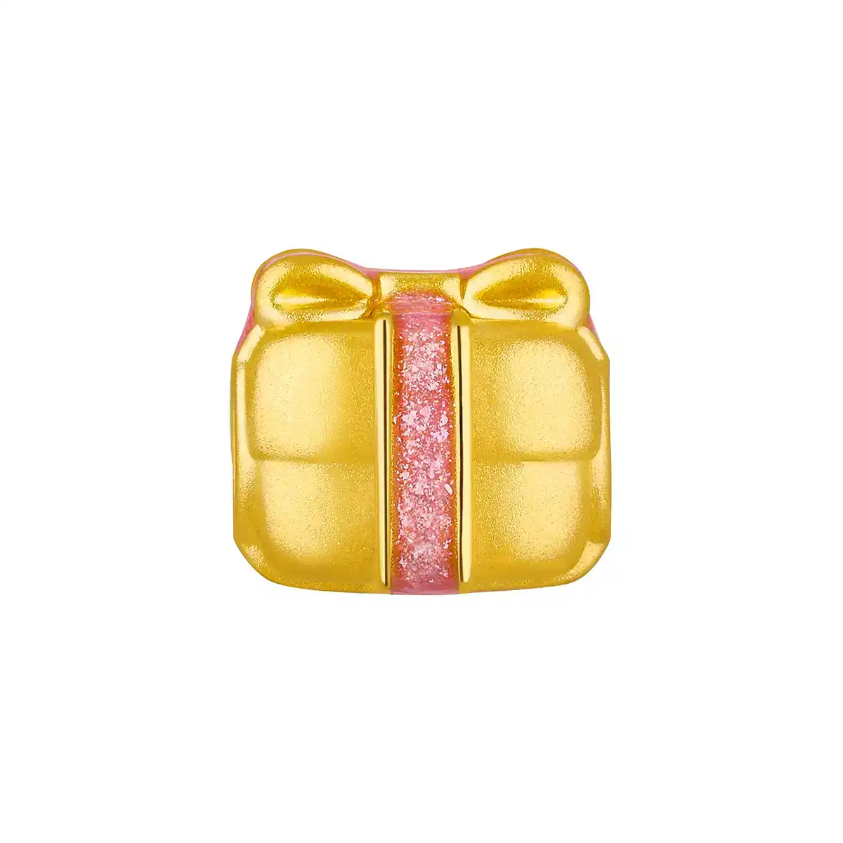 六福珠寶黃金串飾 - "甜蜜驚喜"999足金串飾連手繩(微硬金工藝)
