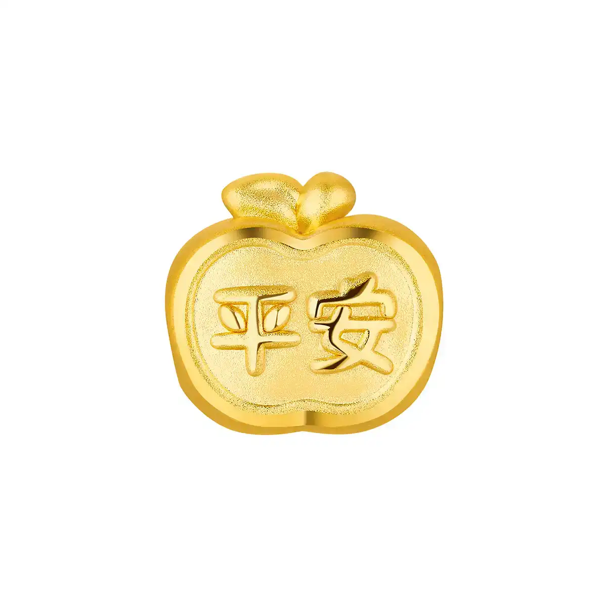 六福珠寶黃金串飾 - 十二生肖"平安猴"蘋果造型999足金串飾連手繩(微硬金工藝)