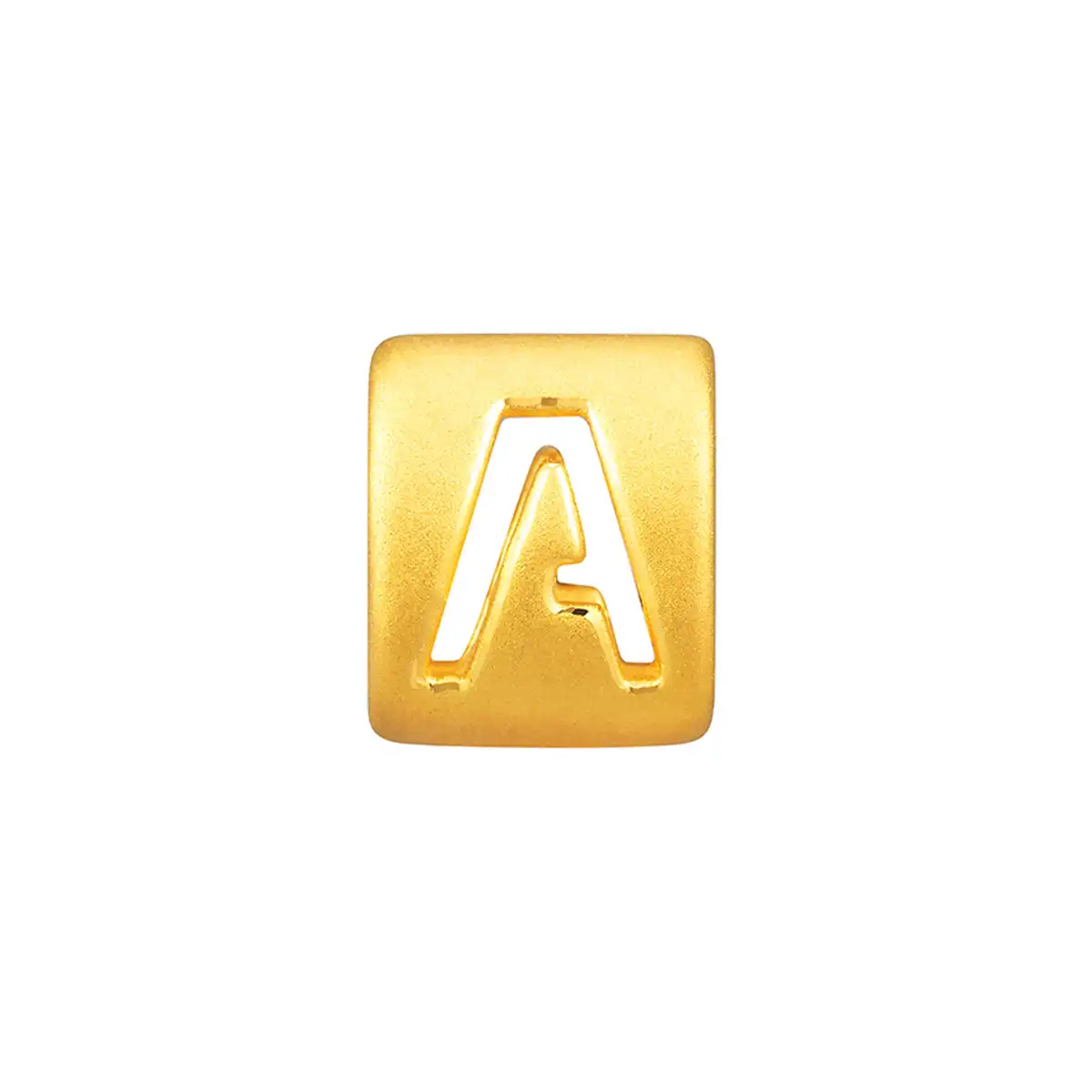 六福珠宝黄金串饰 - “A”英文字母999足金串饰