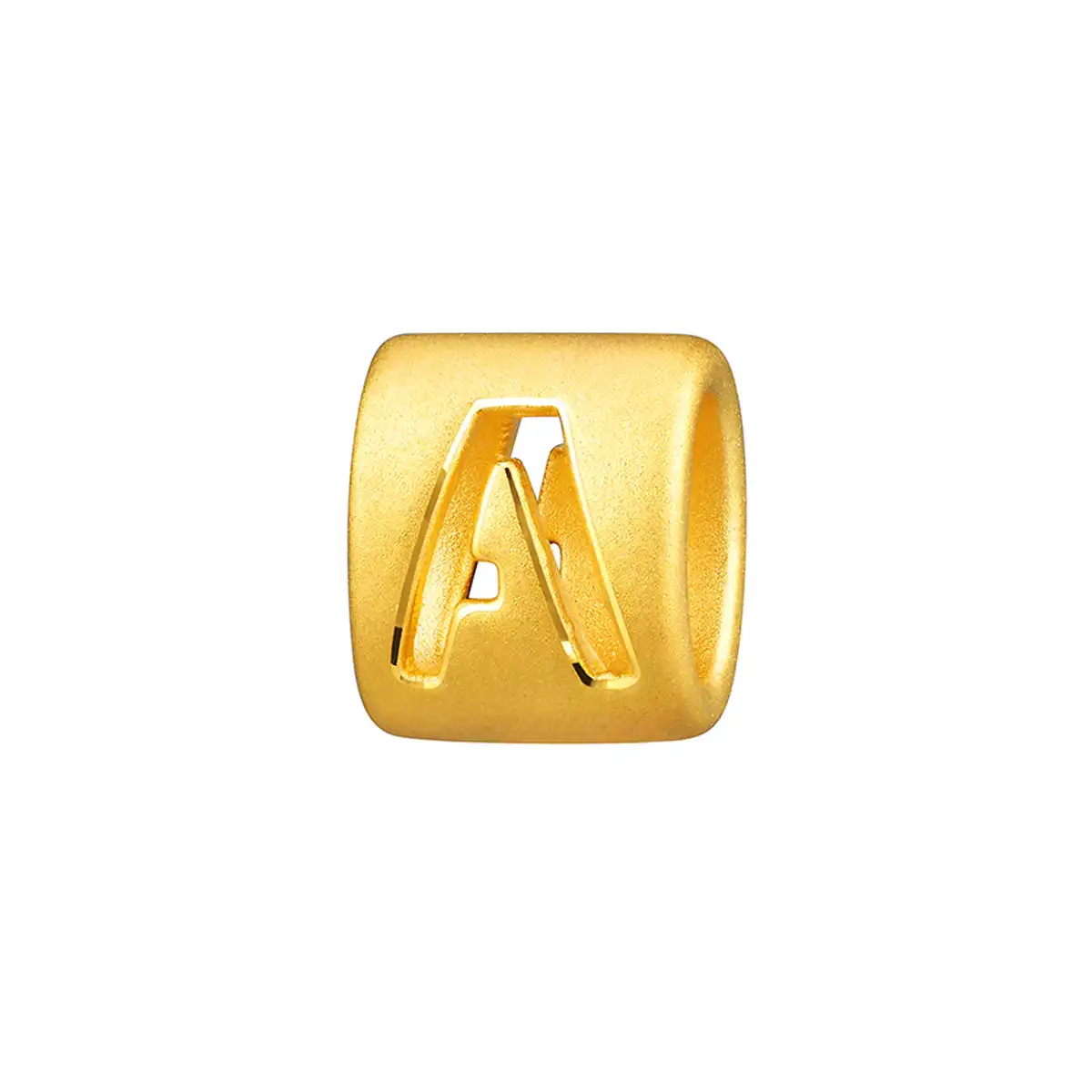 六福珠宝黄金串饰 - “A”英文字母999足金串饰