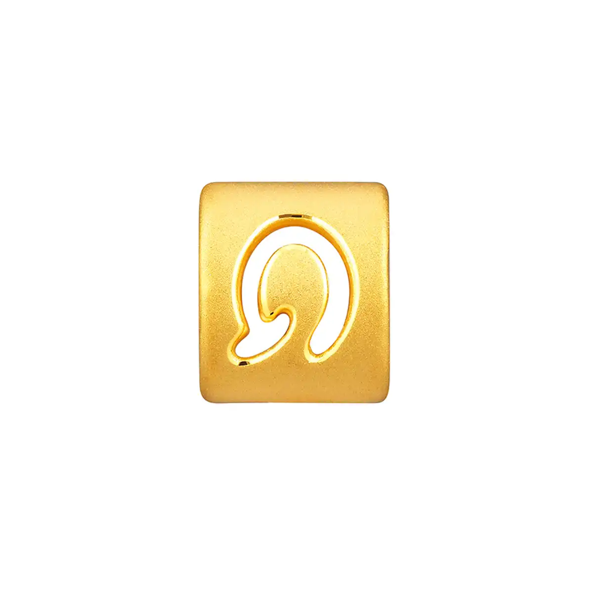 六福珠宝黄金串饰 - “Q”英文字母999足金串饰