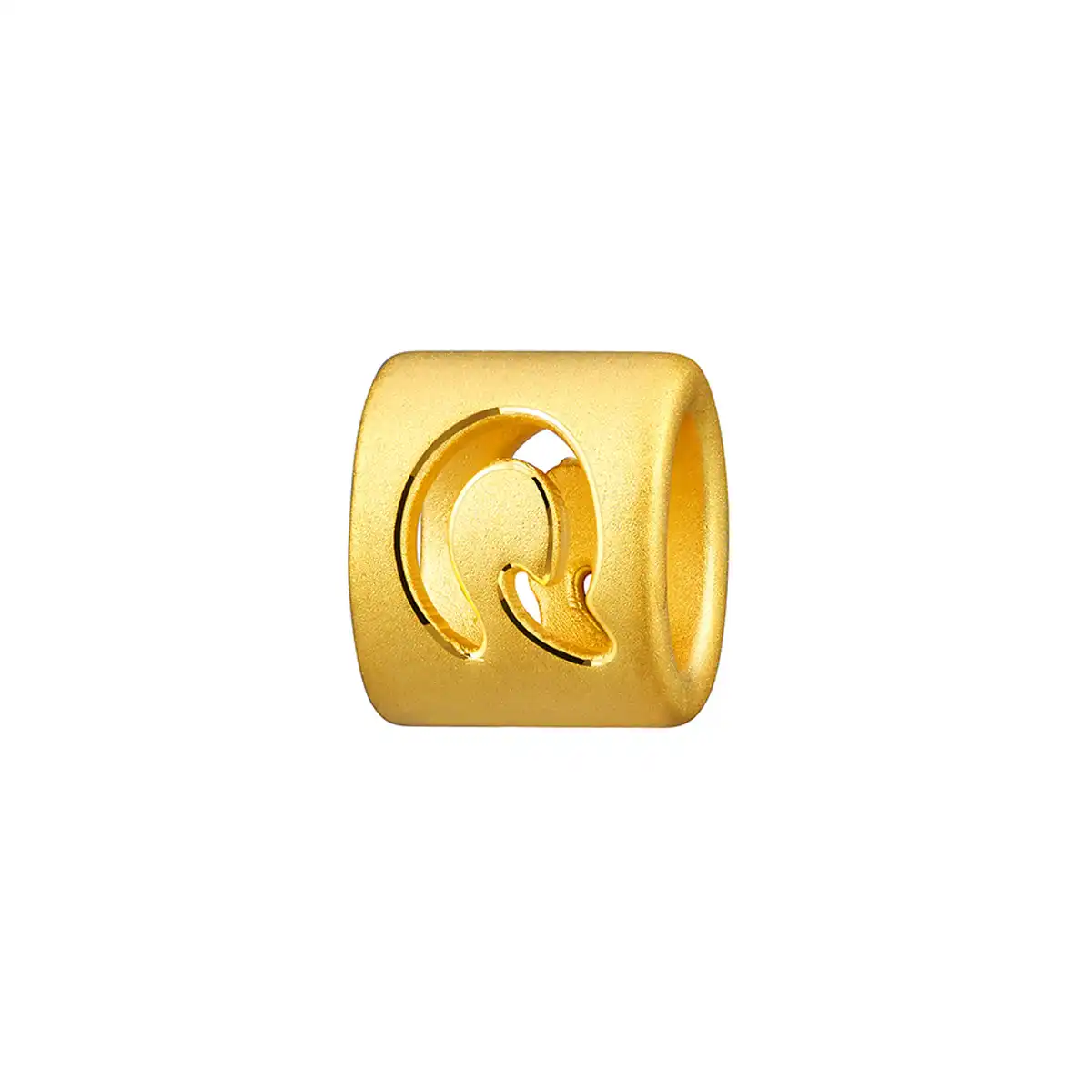 六福珠宝黄金串饰 - “Q”英文字母999足金串饰