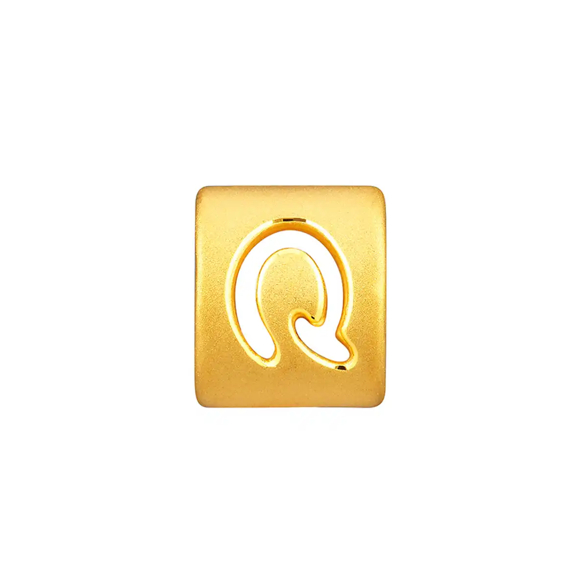 六福珠宝黄金串饰 - “Q”英文字母999足金串饰