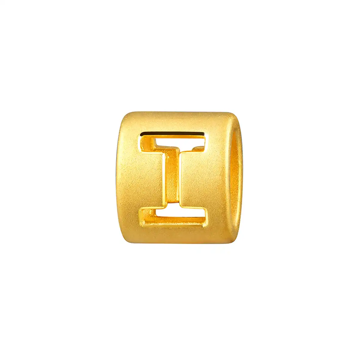 六福珠寶黃金串飾 - “I”英文字母999足金串飾