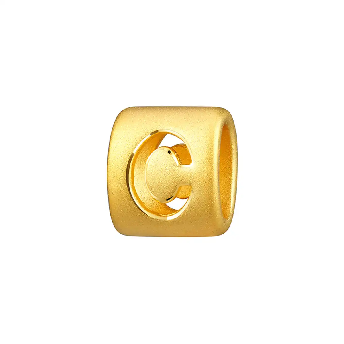六福珠寶黃金串飾 - “C”英文字母999足金串飾