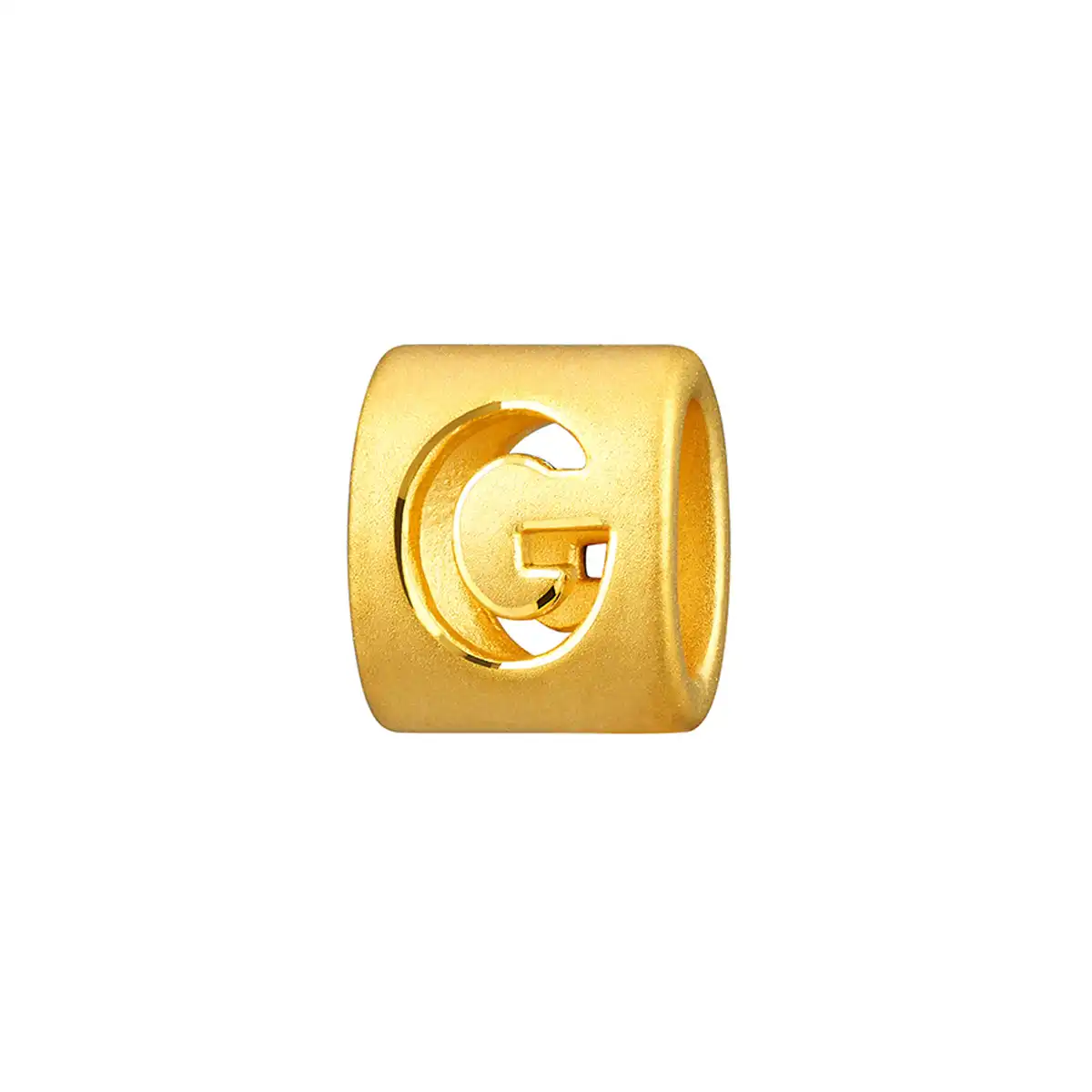 六福珠寶黃金串飾 - “G”英文字母999足金串飾