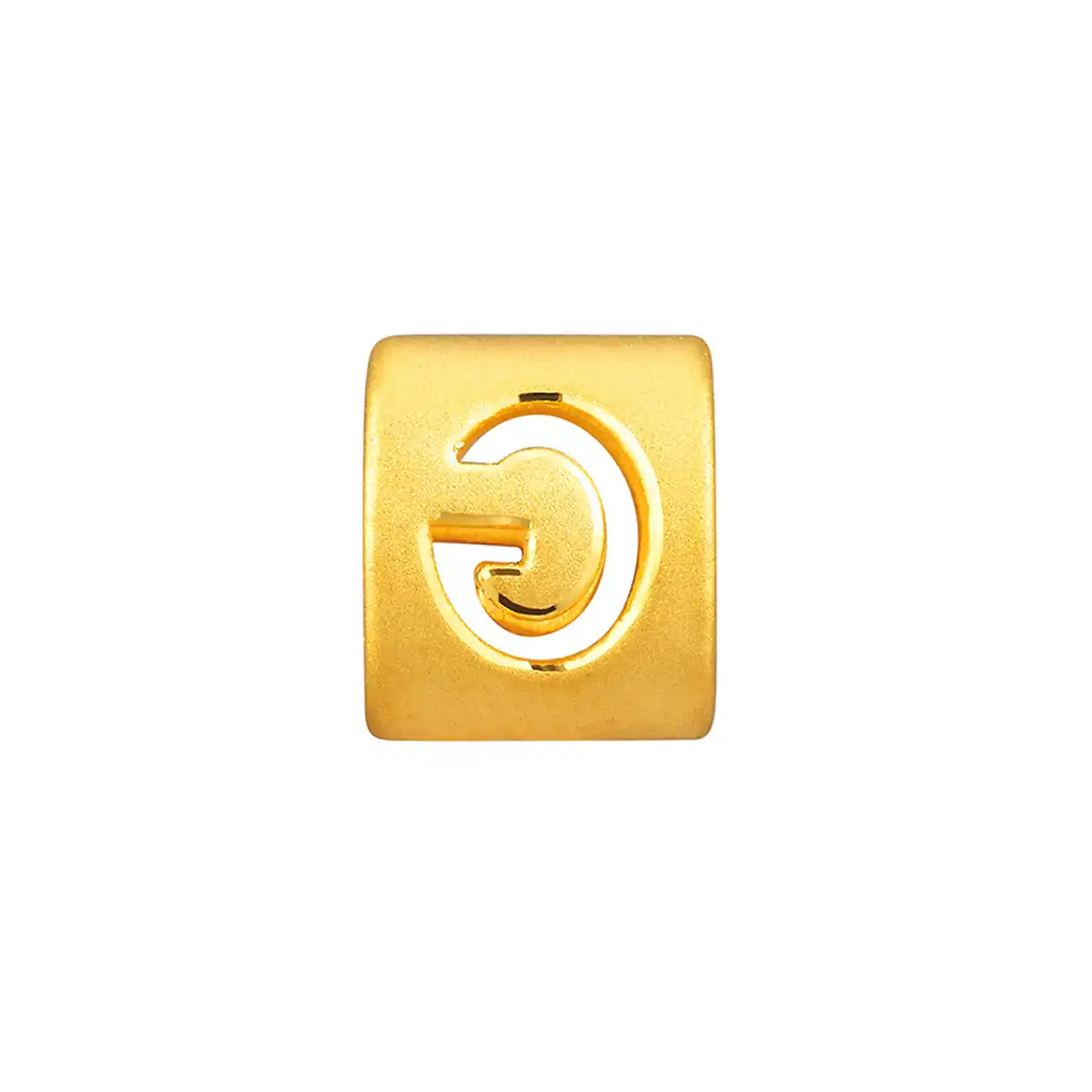 六福珠寶黃金串飾 - “G”英文字母999足金串飾