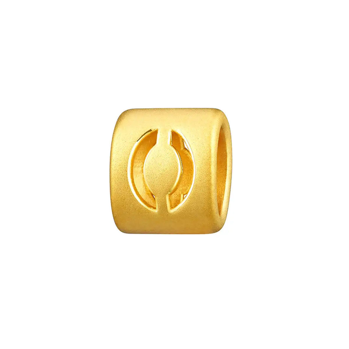 六福珠寶黃金串飾 - “O”英文字母999足金串飾