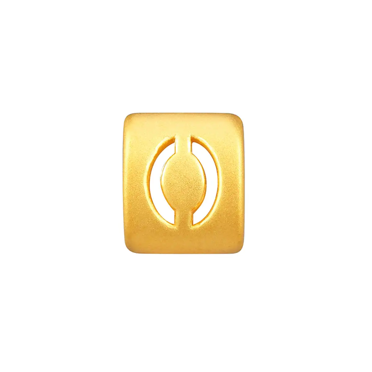 六福珠寶黃金串飾 - “O”英文字母999足金串飾