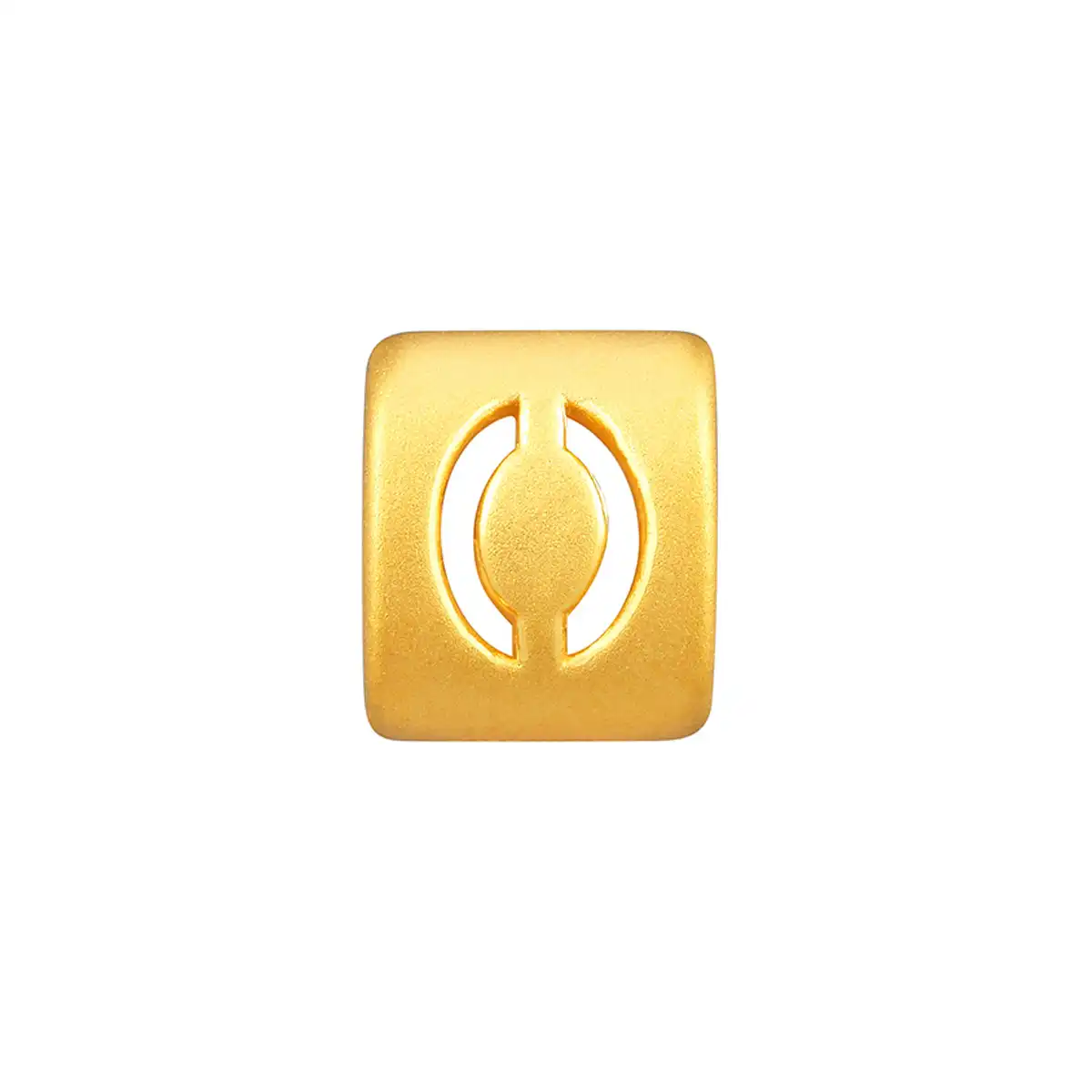 六福珠寶黃金串飾 - “O”英文字母999足金串飾