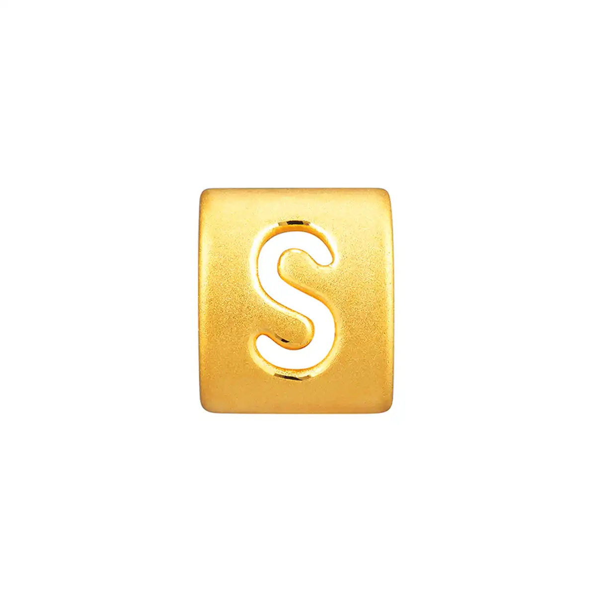 $t('六福珠寶')黃金串飾 - “S”英文字母999足金串飾