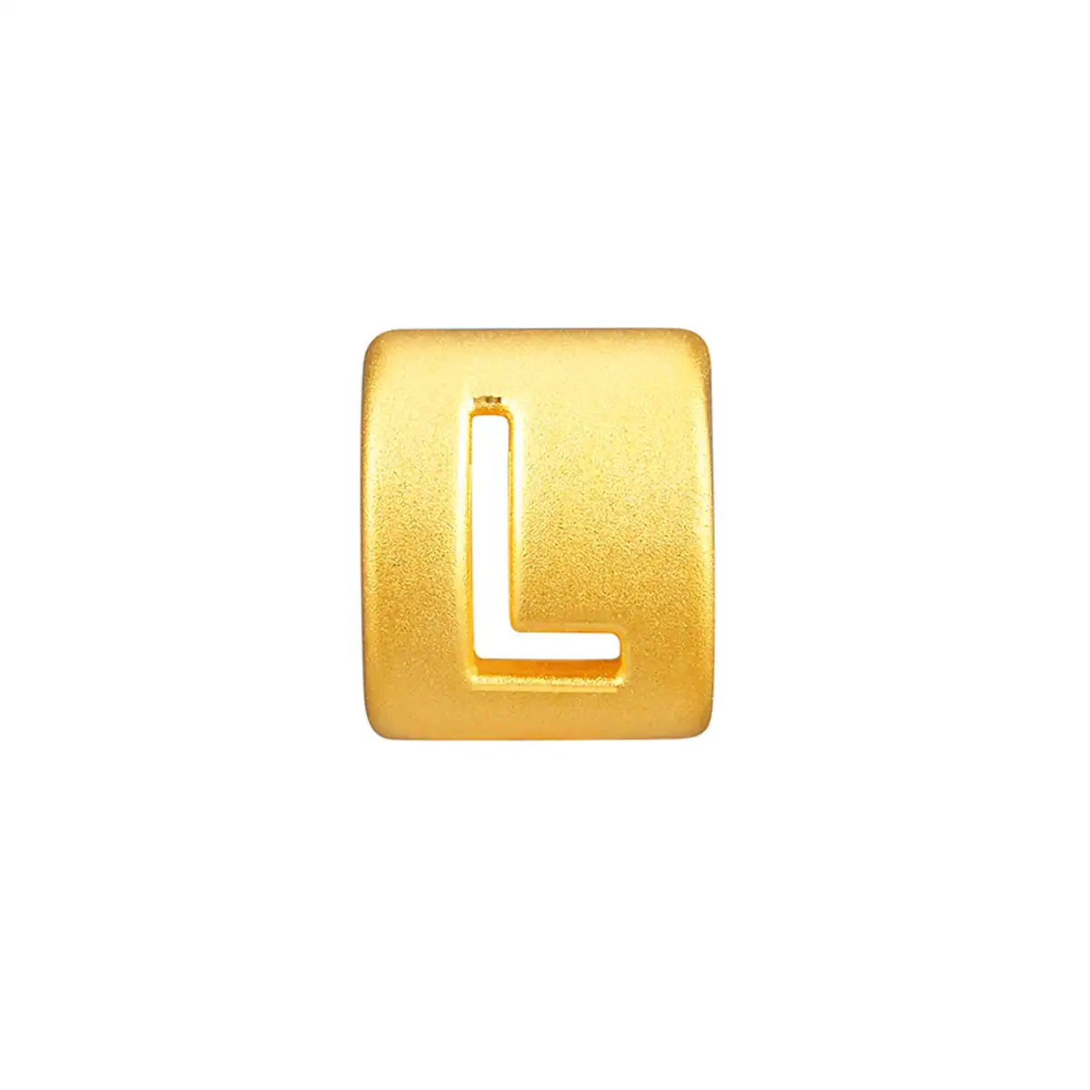 $t('六福珠寶')黃金串飾 - “L”英文字母999足金串飾