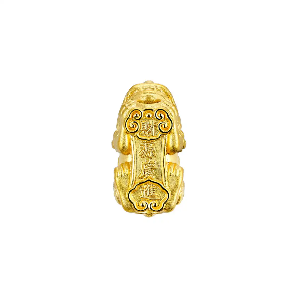 六福珠寶黃金串飾 - “金銅錢貔貅”999足金串飾