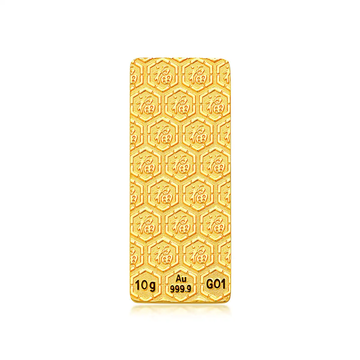 六福珠宝黄金金条 - 999.9黄金金条
