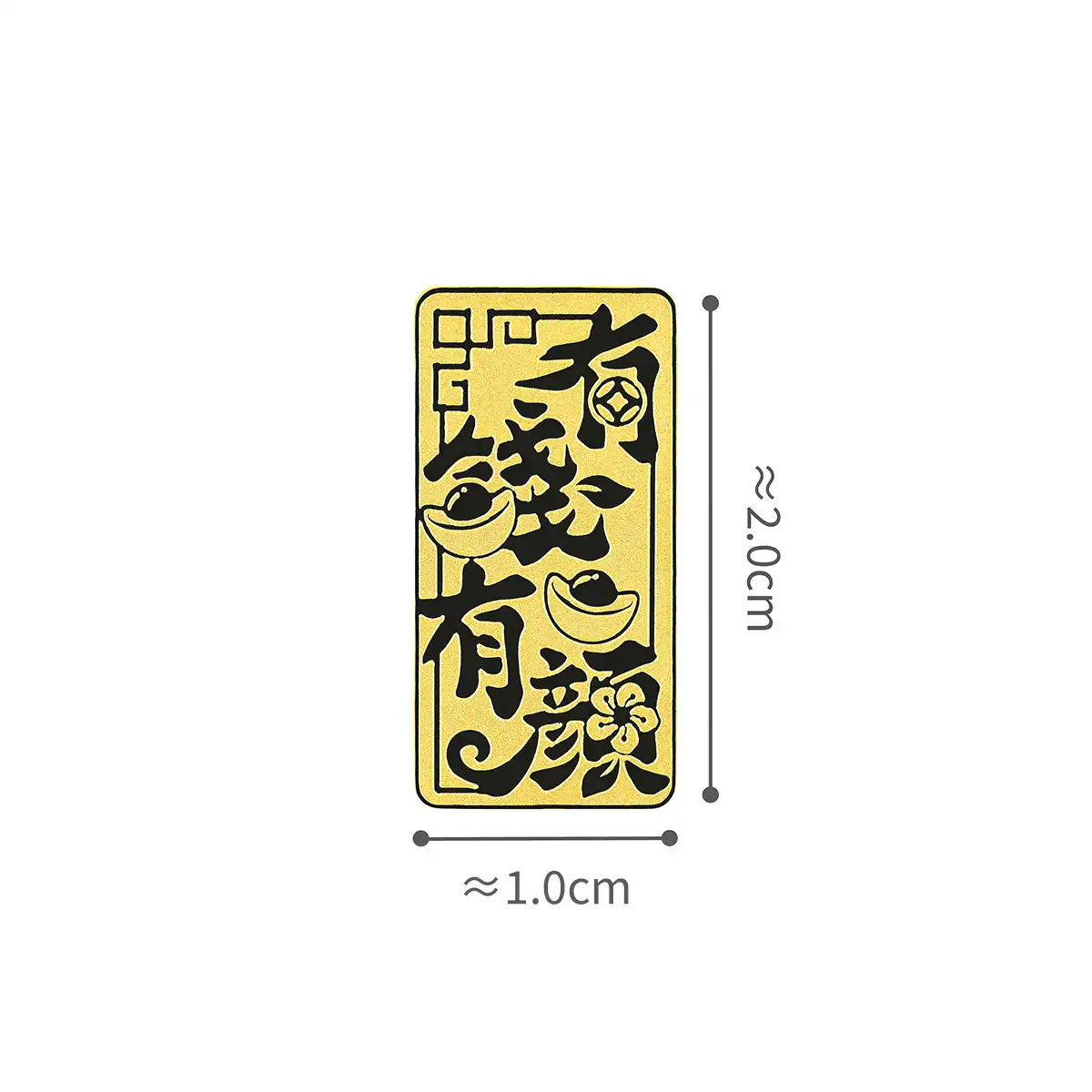 六福珠寶黃金金條 - “有錢有顏”999.9黃金金條
