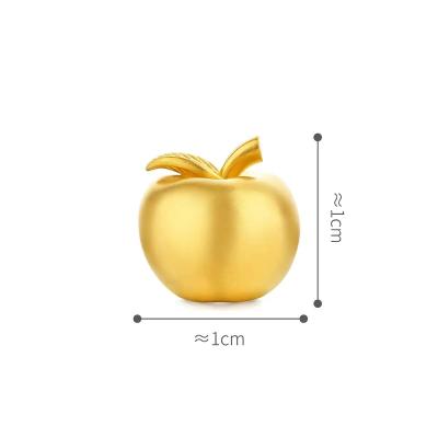 六福珠宝黄金摆件 - “幸福小蘋果”999.9黄金摆件