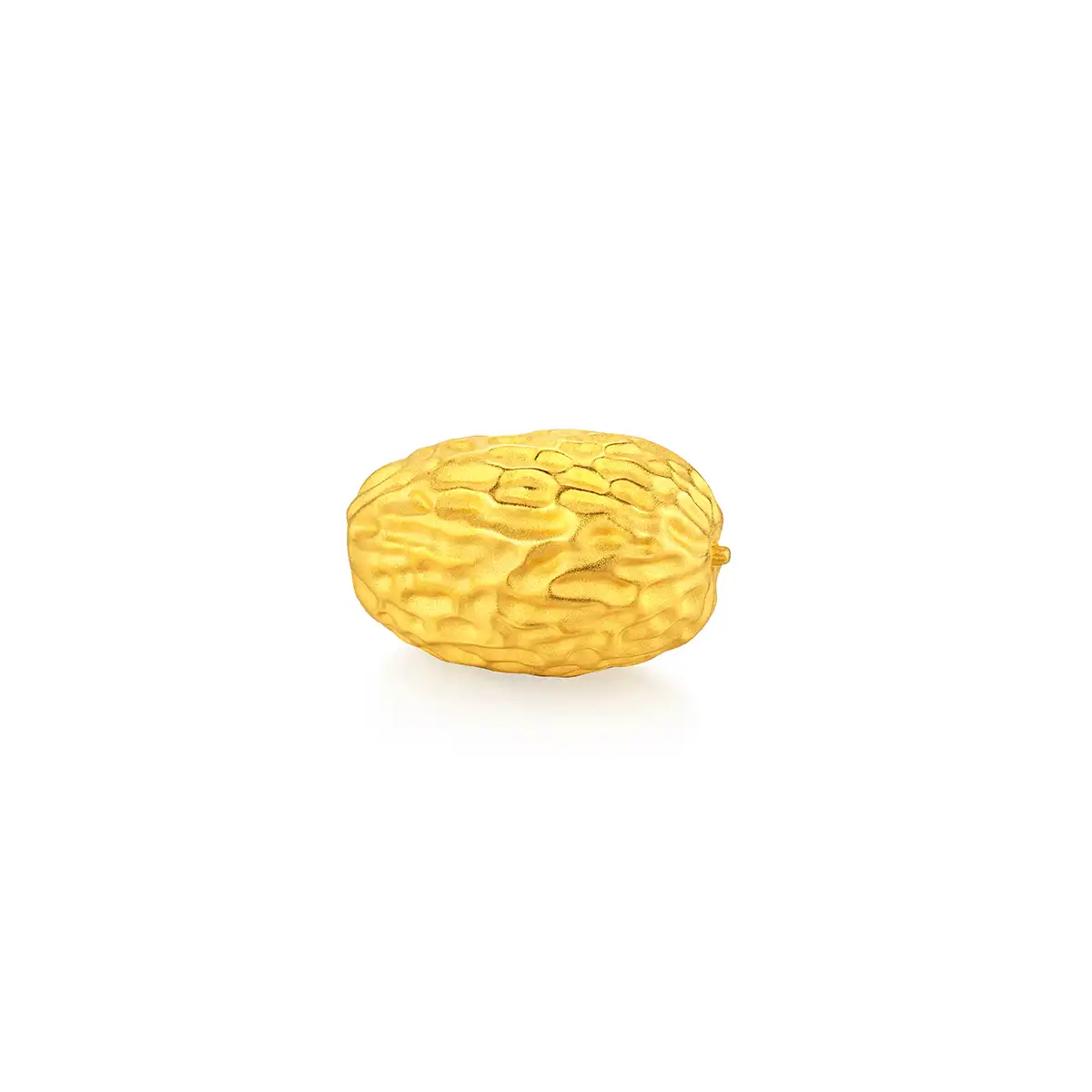 六福珠宝黄金摆件 - "早生贵子"999足金工艺品套装