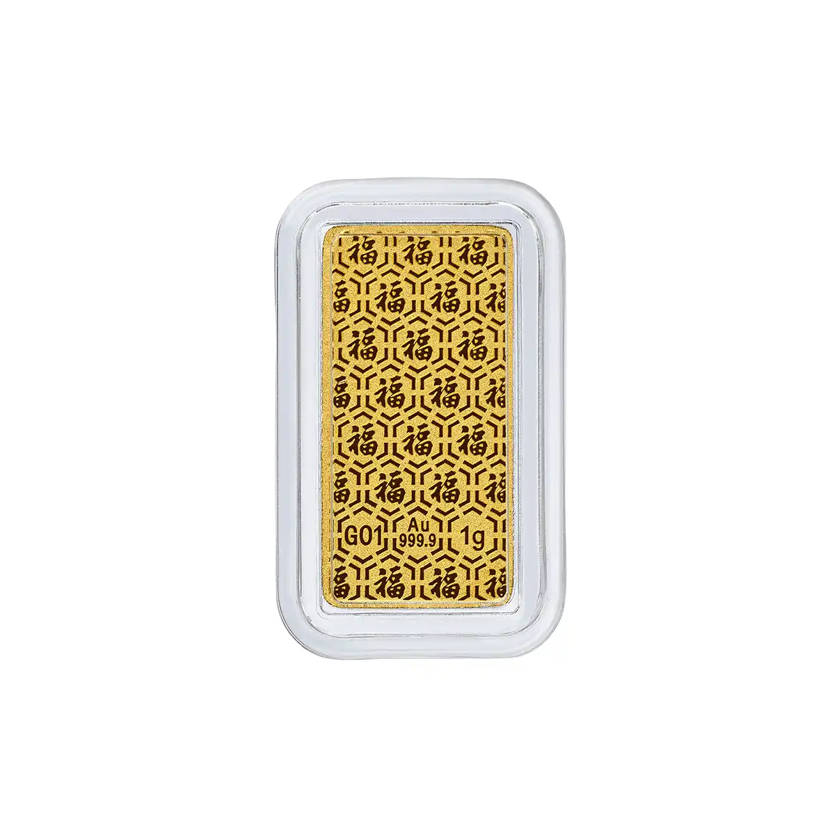 六福珠宝黄金金条 - “衣食无忧”999.9黄金金条