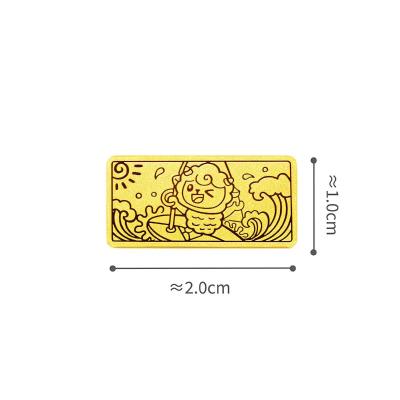 六福珠宝黄金金条 - “羊帆起航”999.9黄金金条