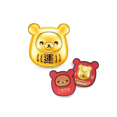 六福珠寶黃金工藝品 - "運"999.9黃金工藝品