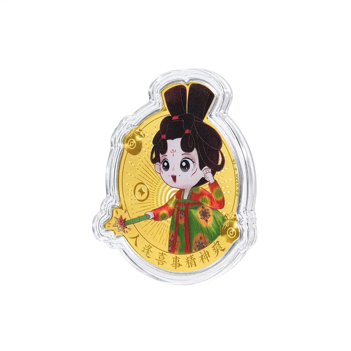六福珠寶黃金工藝品 - "唐小妹"999足金多功能工藝品