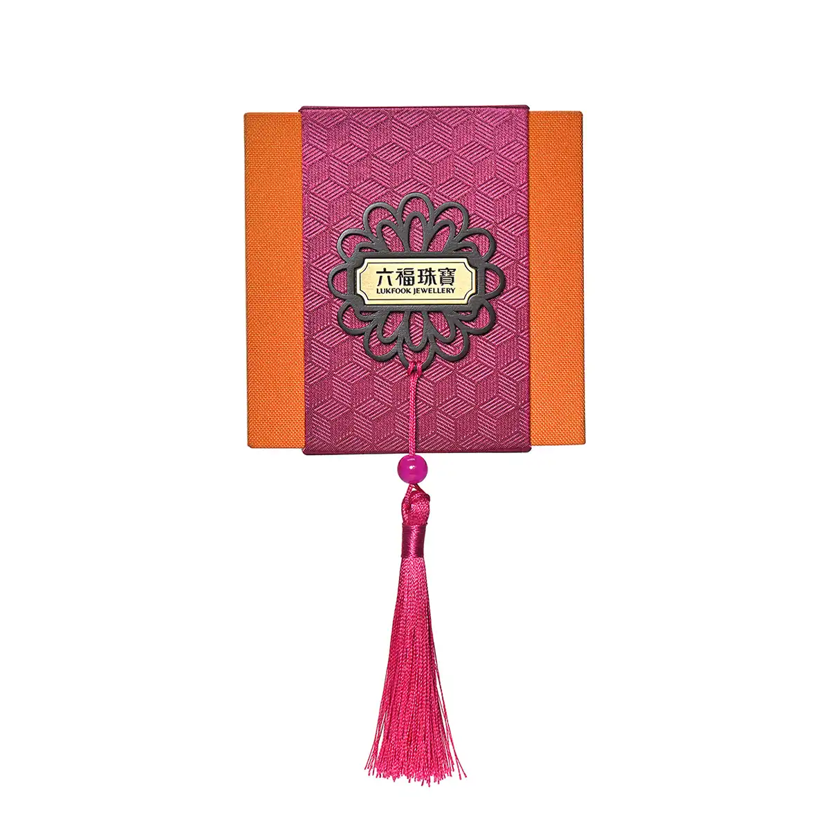 六福珠寶黃金工藝品 - "富貴榮華"七星伴月999.9黃金工藝品