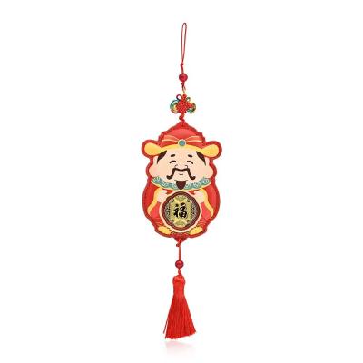 六福珠寶黄金工艺品 - “抱福财神”999.9黄金工艺品