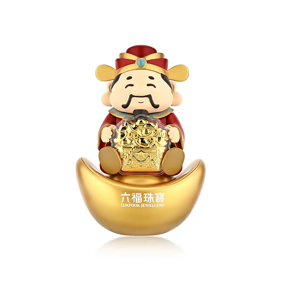 $t('六福珠寶')黃金工藝品 - "聚寶財神"999.9黃金工藝品