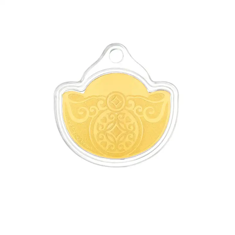 六福珠宝黄金工艺品 - 【LISTING CLOSED】"福来运转"摩天轮999.9黄金工艺品
