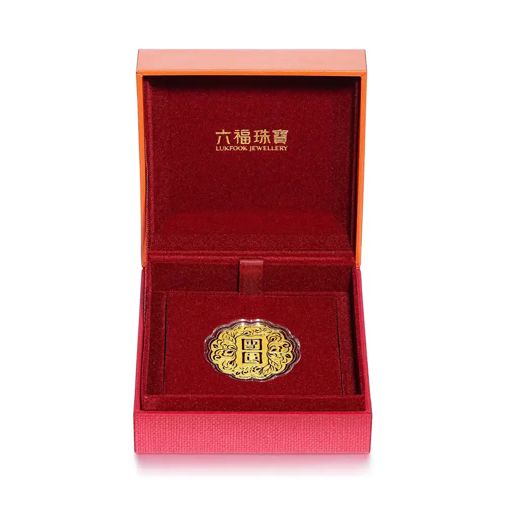六福珠寶黃金工藝品 - "發財"999.9黃金工藝品