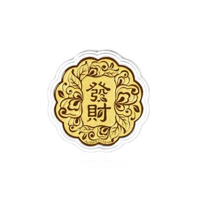 六福珠寶黃金工藝品 - "發財"999.9黃金工藝品