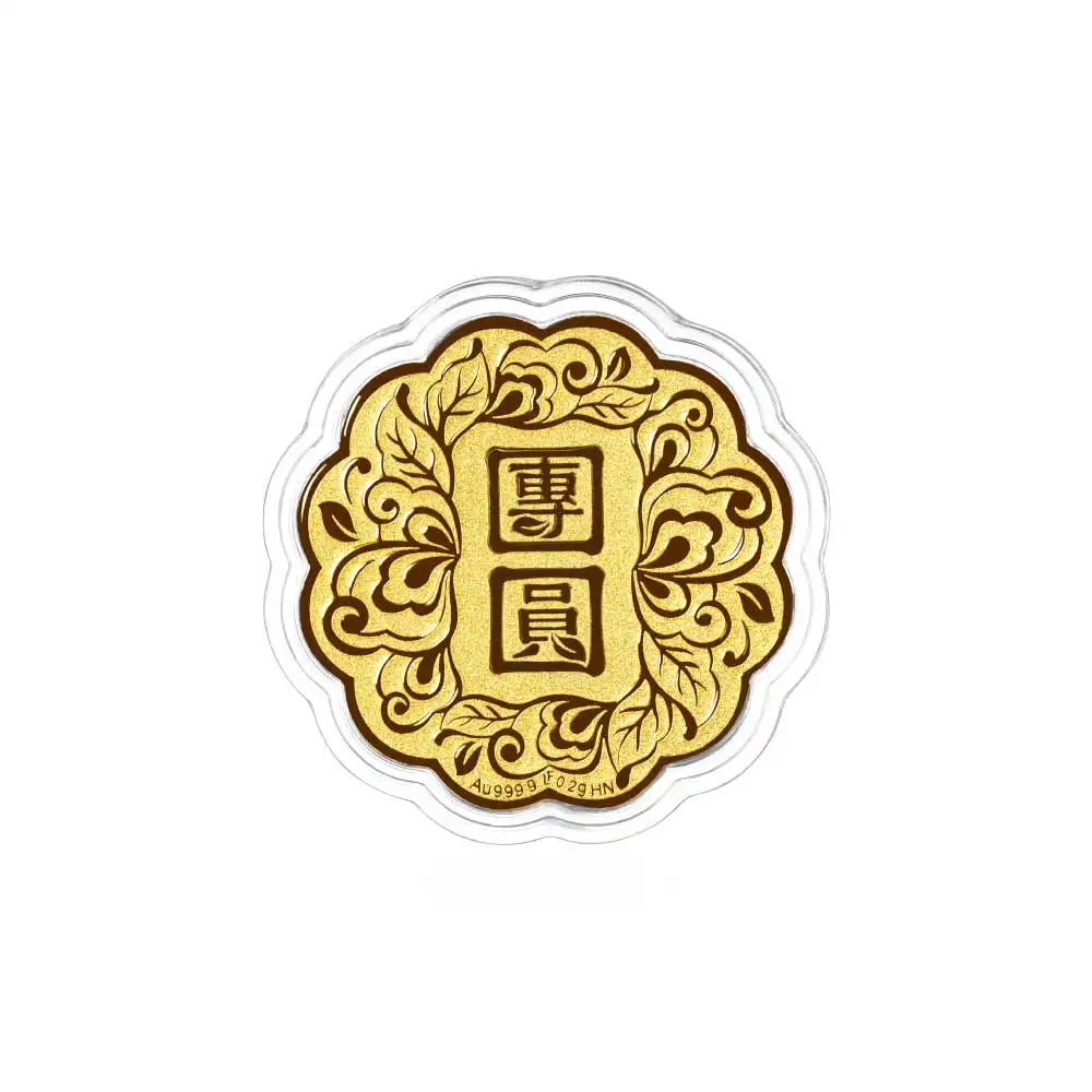 六福珠宝黄金工艺品 - "团圆"999.9黄金工艺品