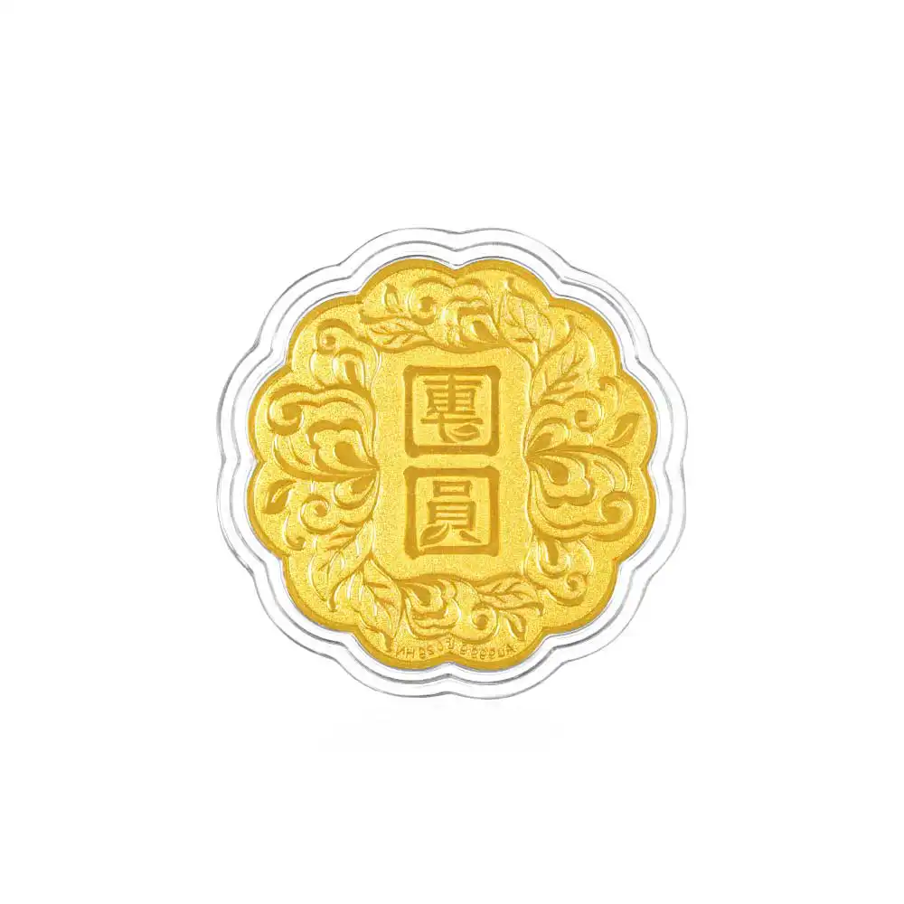 六福珠宝黄金工艺品 - "团圆"999.9黄金工艺品